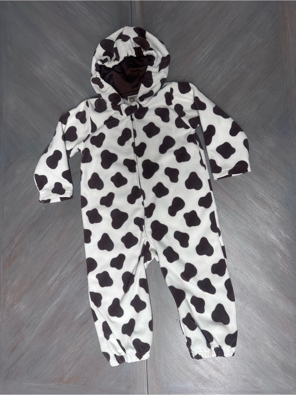Carter’s 3T Cozy Cow-Print Hooded One-Piece Costume